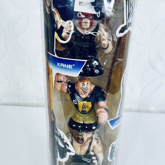 WWE Thumpers Toy Action Figures Set Of 4 Brand Kane Undertaker Cena Mysterio - Picture 4 of 10
